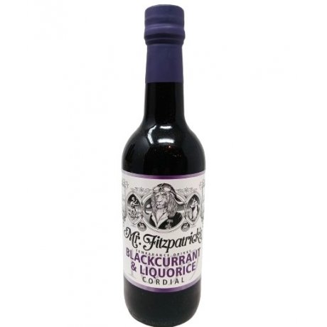 Blackcurrant & Liquorice Cordial (Mr Fitzpatrick’s) 500ml Blackcurrant & Liquorice Cordial (Mr Fitzpatrick’s) 500ml